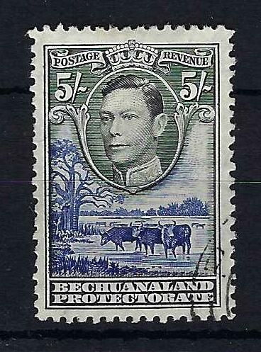 Image of Bechuanaland - Bechuanaland Protectorate SG 127 FU British Commonwealth Stamp